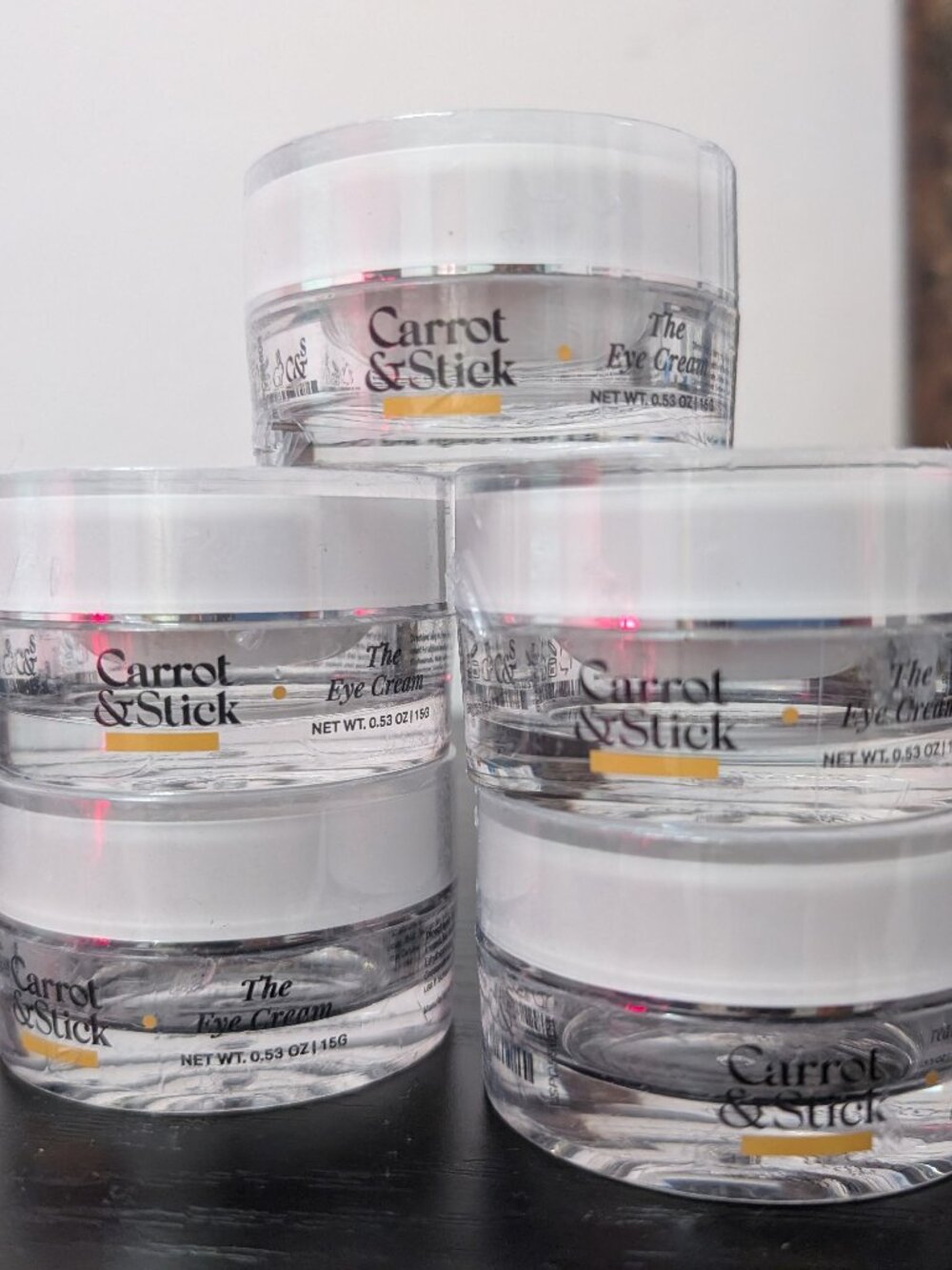 Carrot&Stick Eye Cream, Lot of 5